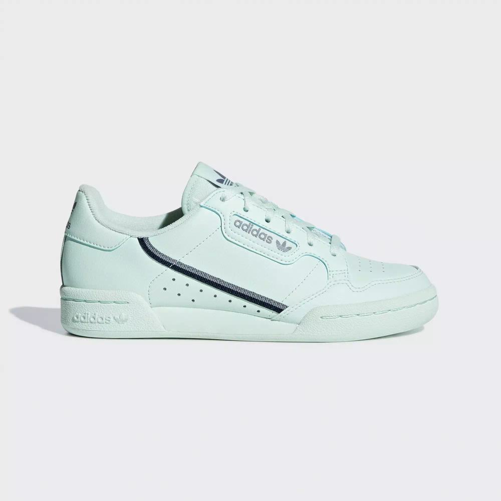 Adidas Continental 80 Tenis Verdes Para Niña (MX-49019)